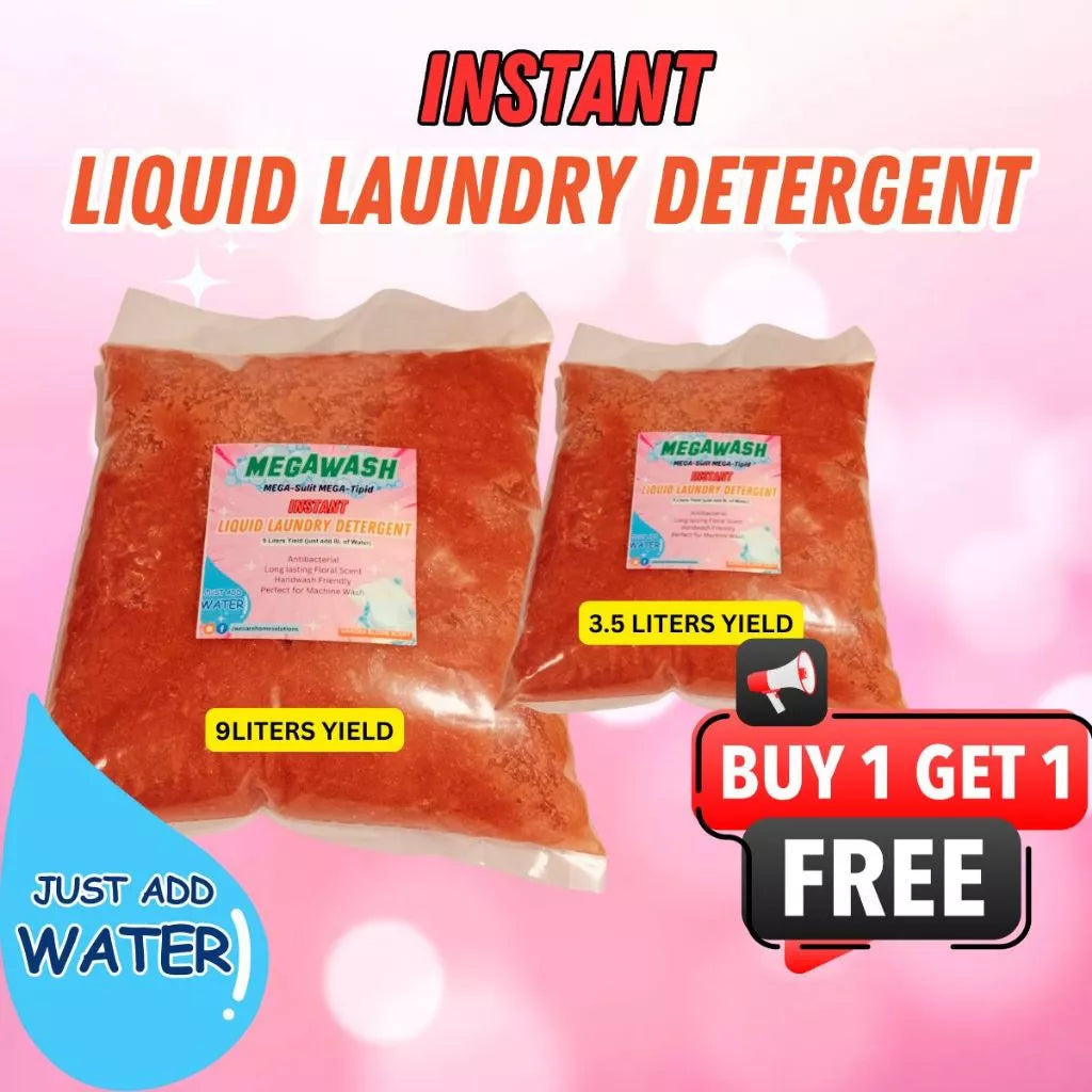 MEGAWASH Buy1 Take 1 Instant DIY Liquid Laundry Detergent