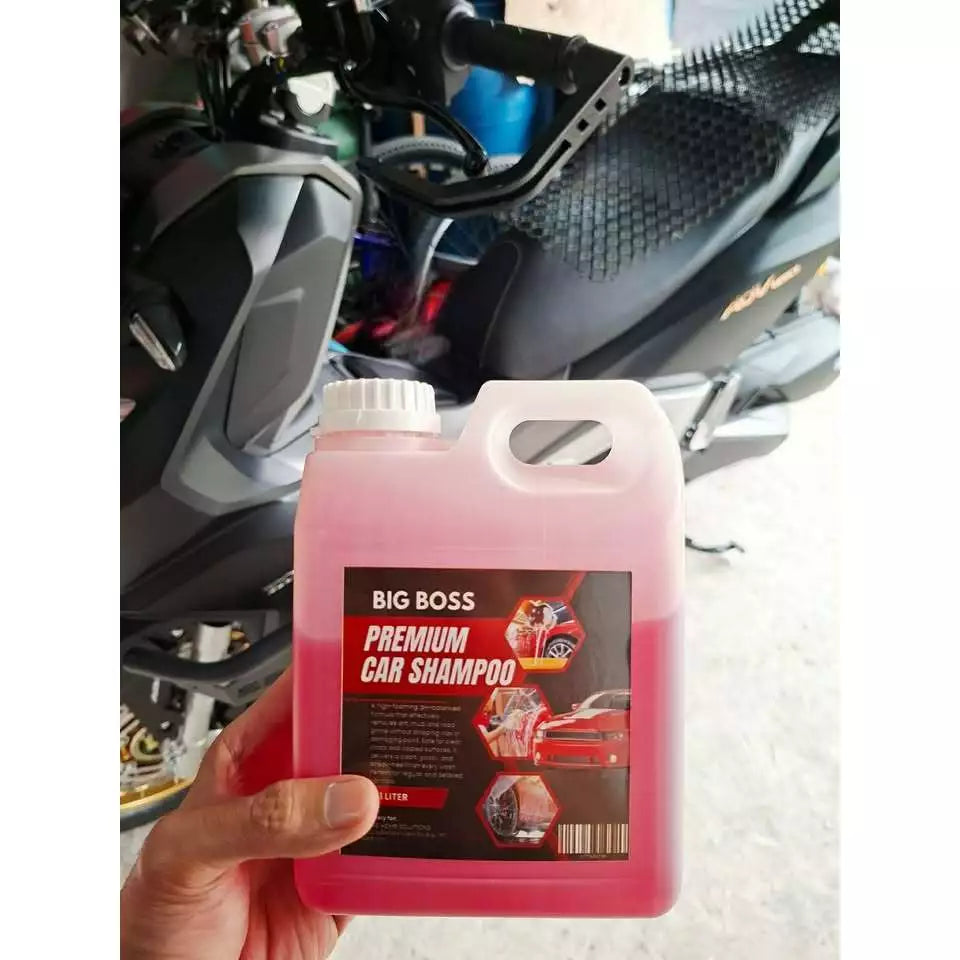 BIG BOSS Premium Car Shampoo / Motorcycle Shampoo 1 Liter